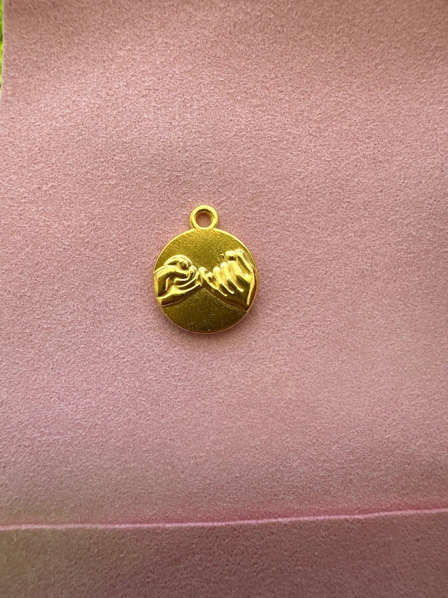 Double Sided Pinky Promise Charm
