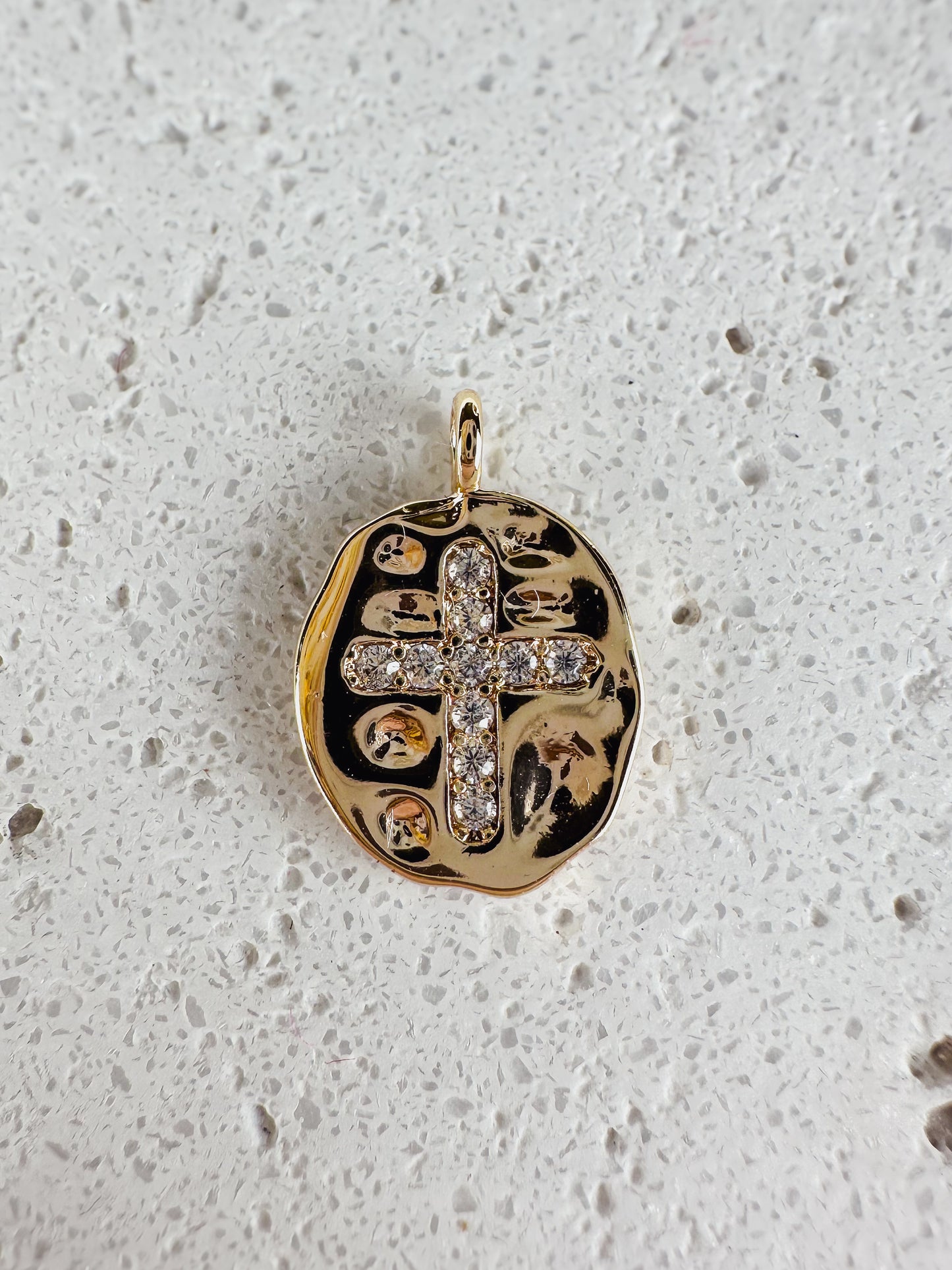 Crystal Pavè Cross