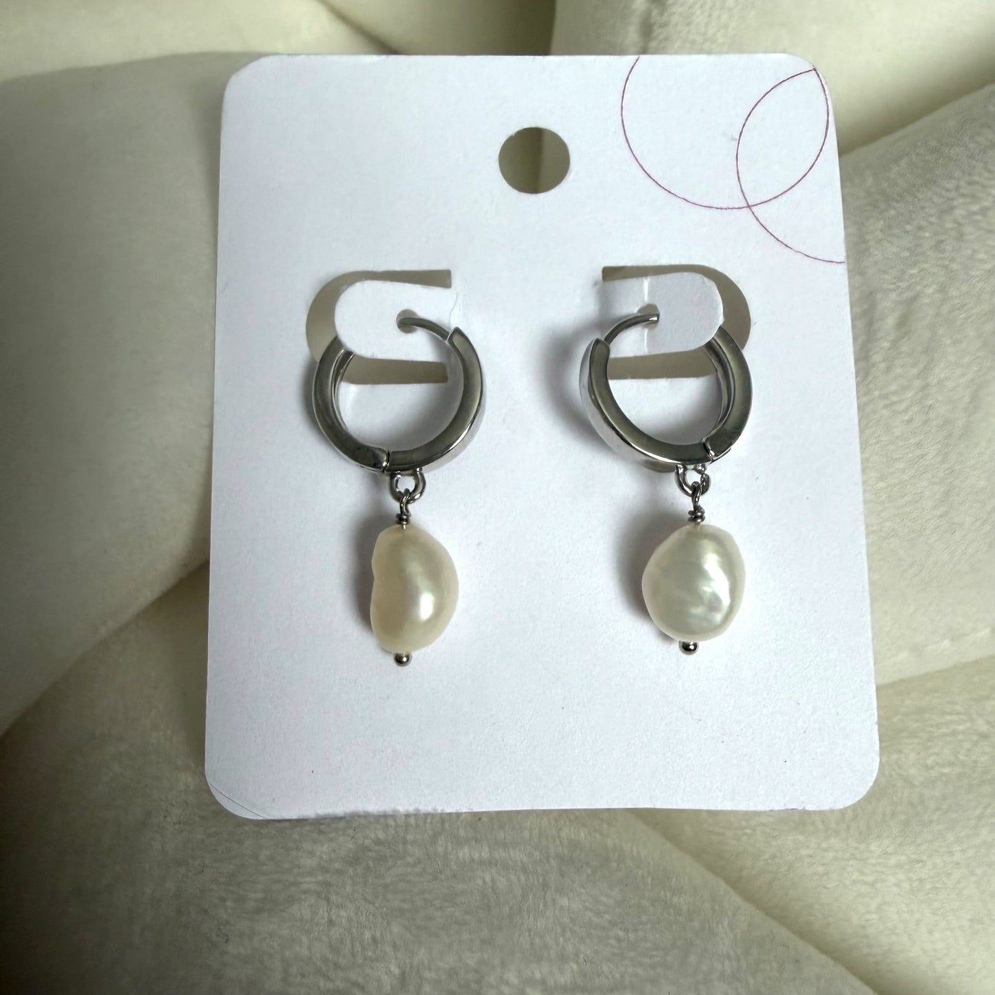 Pearl hoops