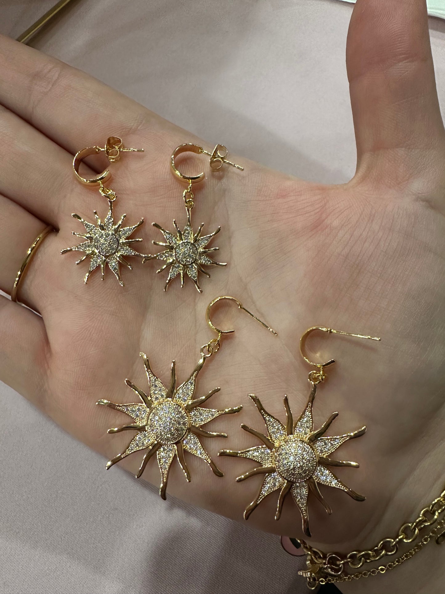 Sun Goddess Earrings - Mini