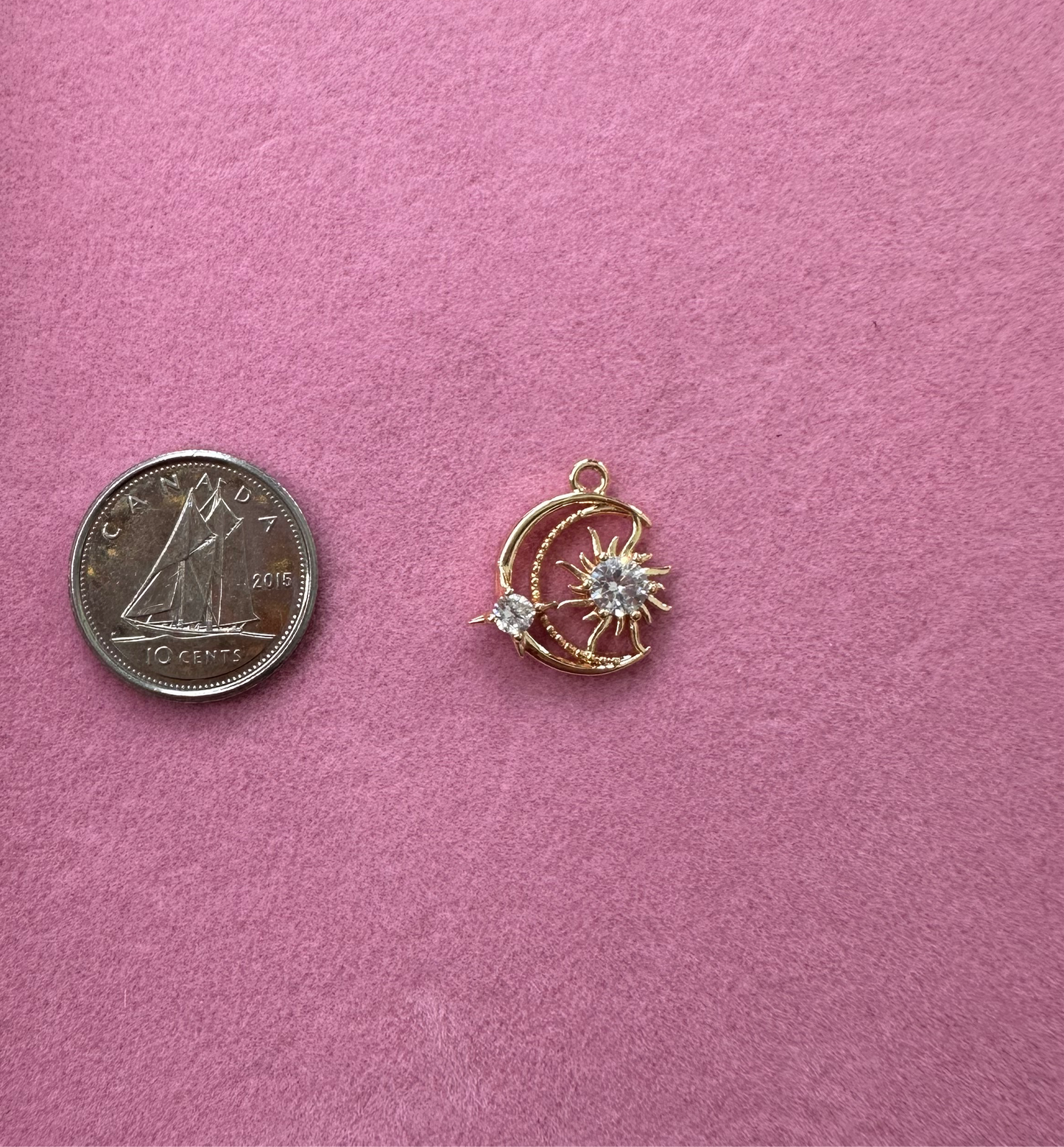 Sun Moon & Star Charm