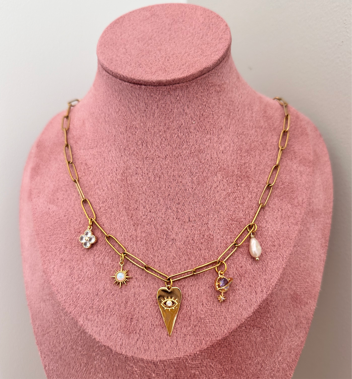 Cubic Zirconia Saturn Pendant