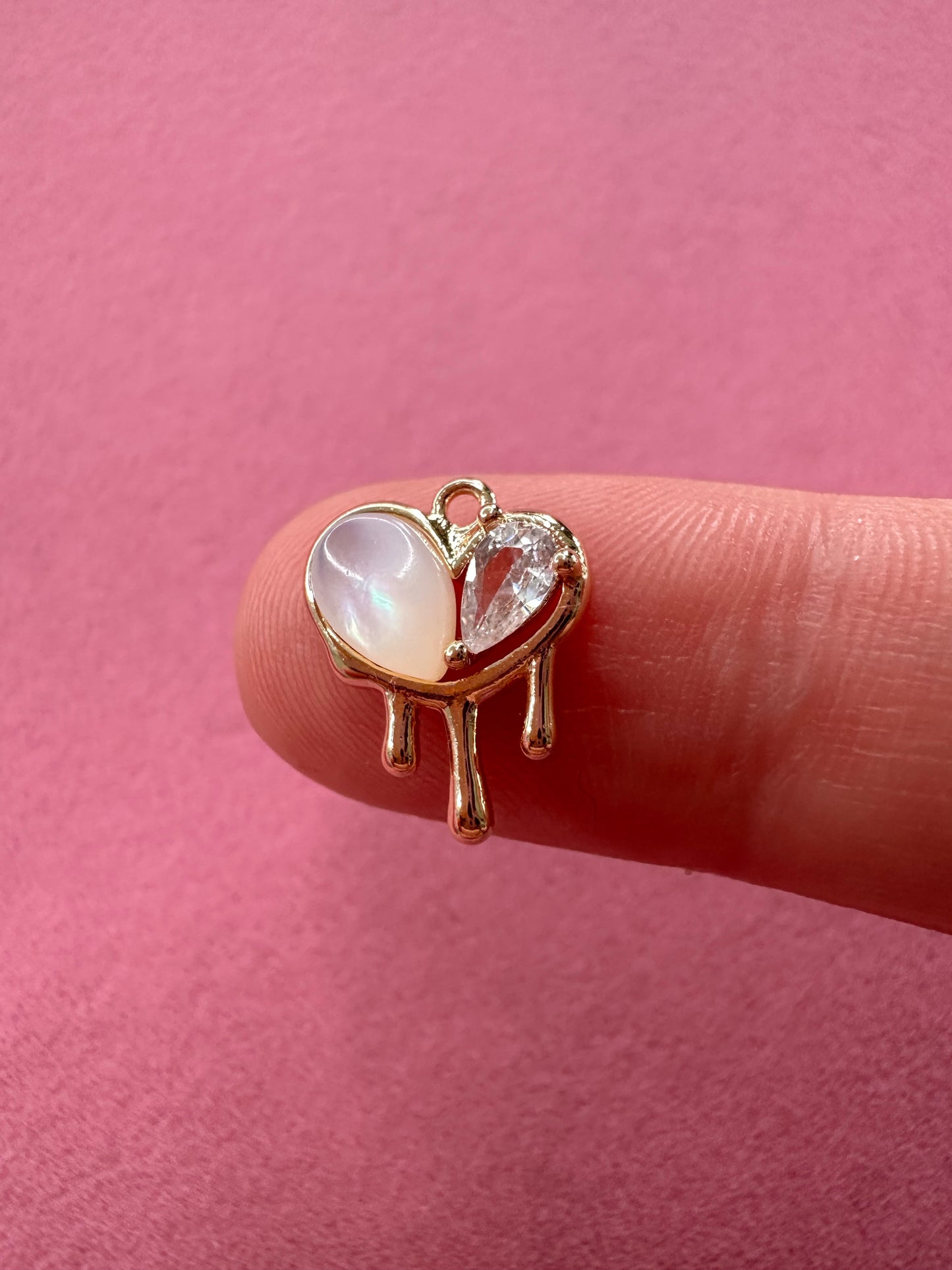 Half My Heart Charm