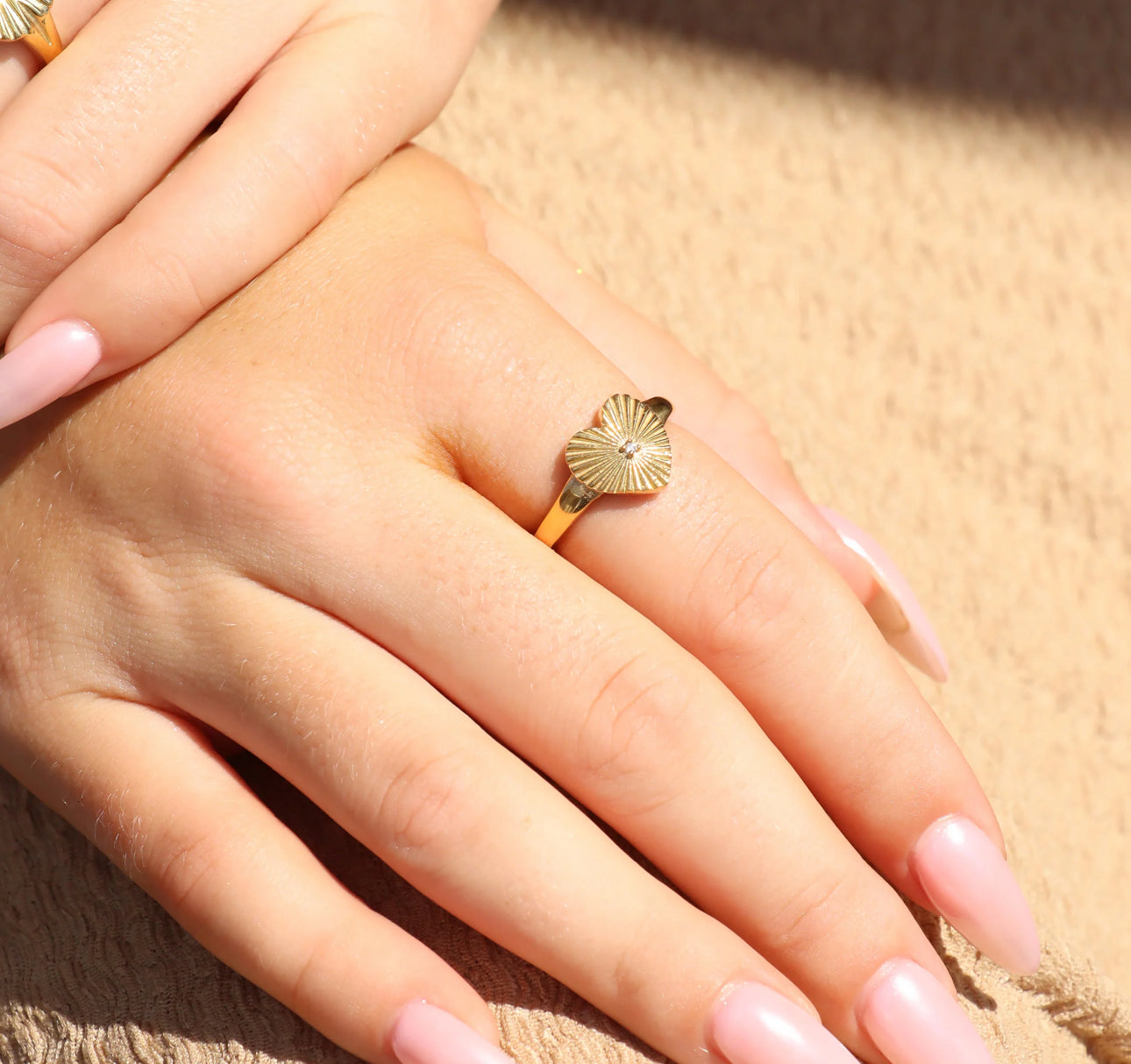 Heart Ray Ring