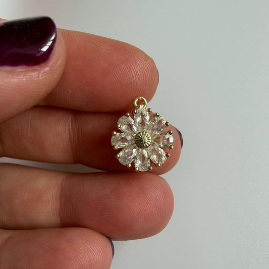 Luxe Crystal Flower