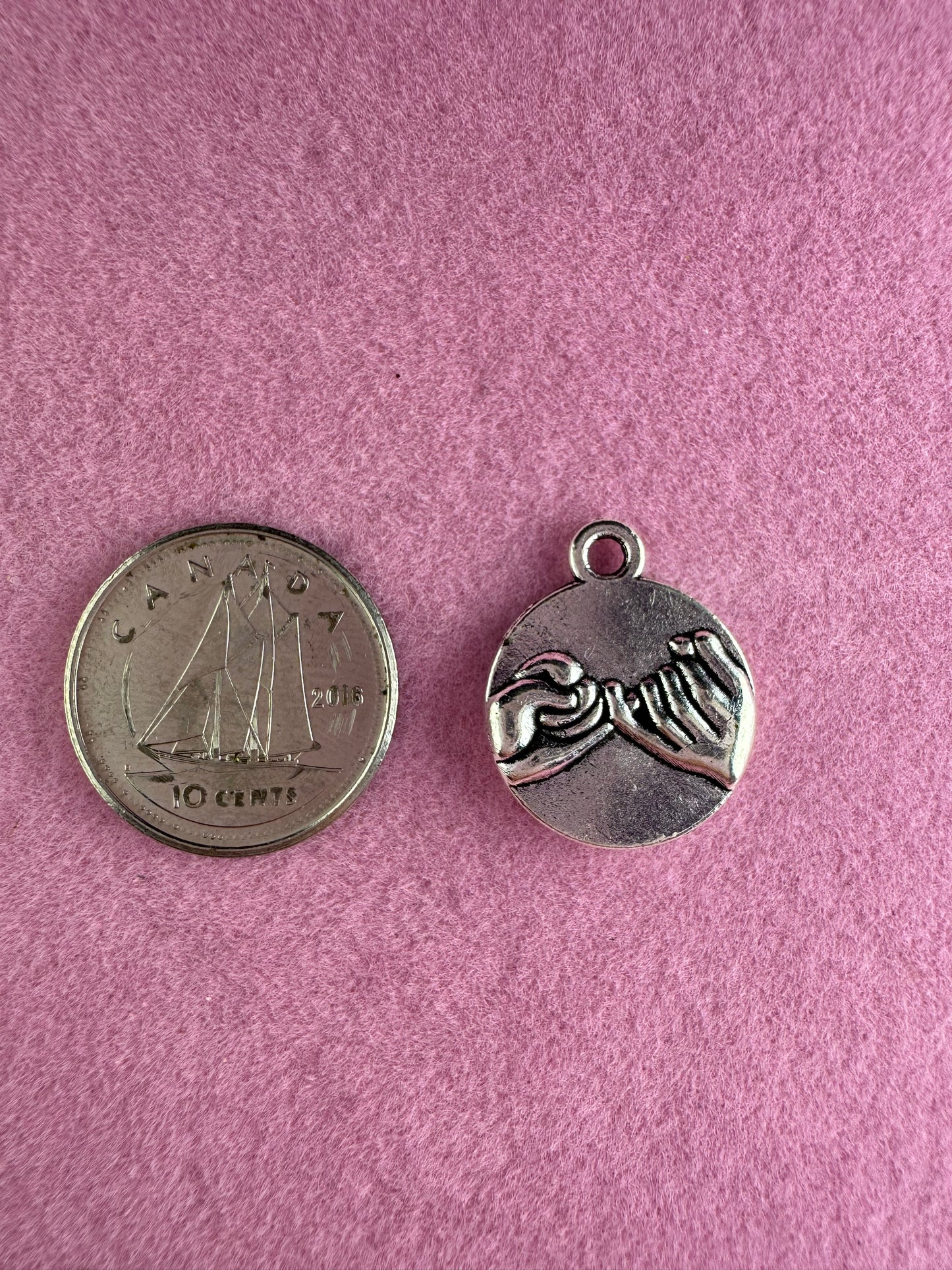 Silver Double Sided Pinky Promise