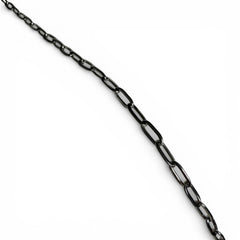 Midi Paperclip Chain - size reference