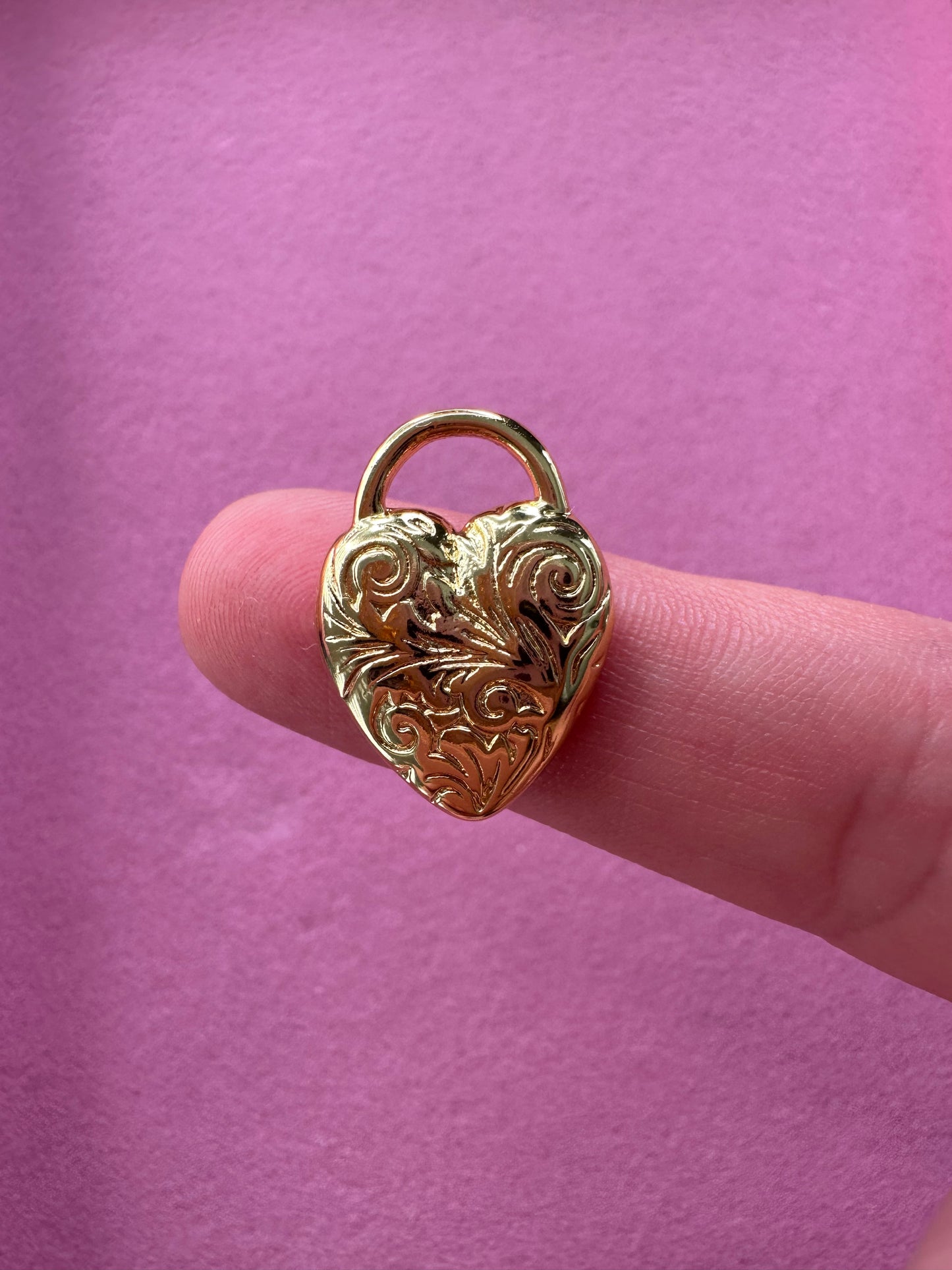 Baroque Heart Padlock