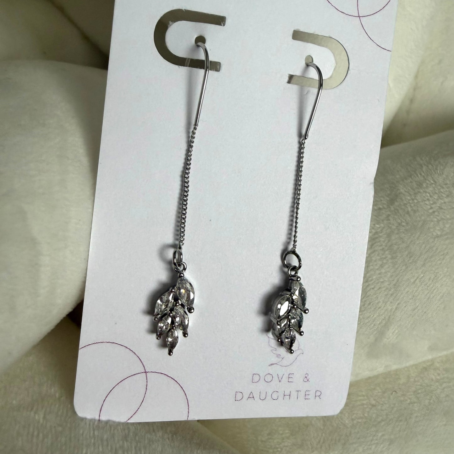 Silver petal threaders