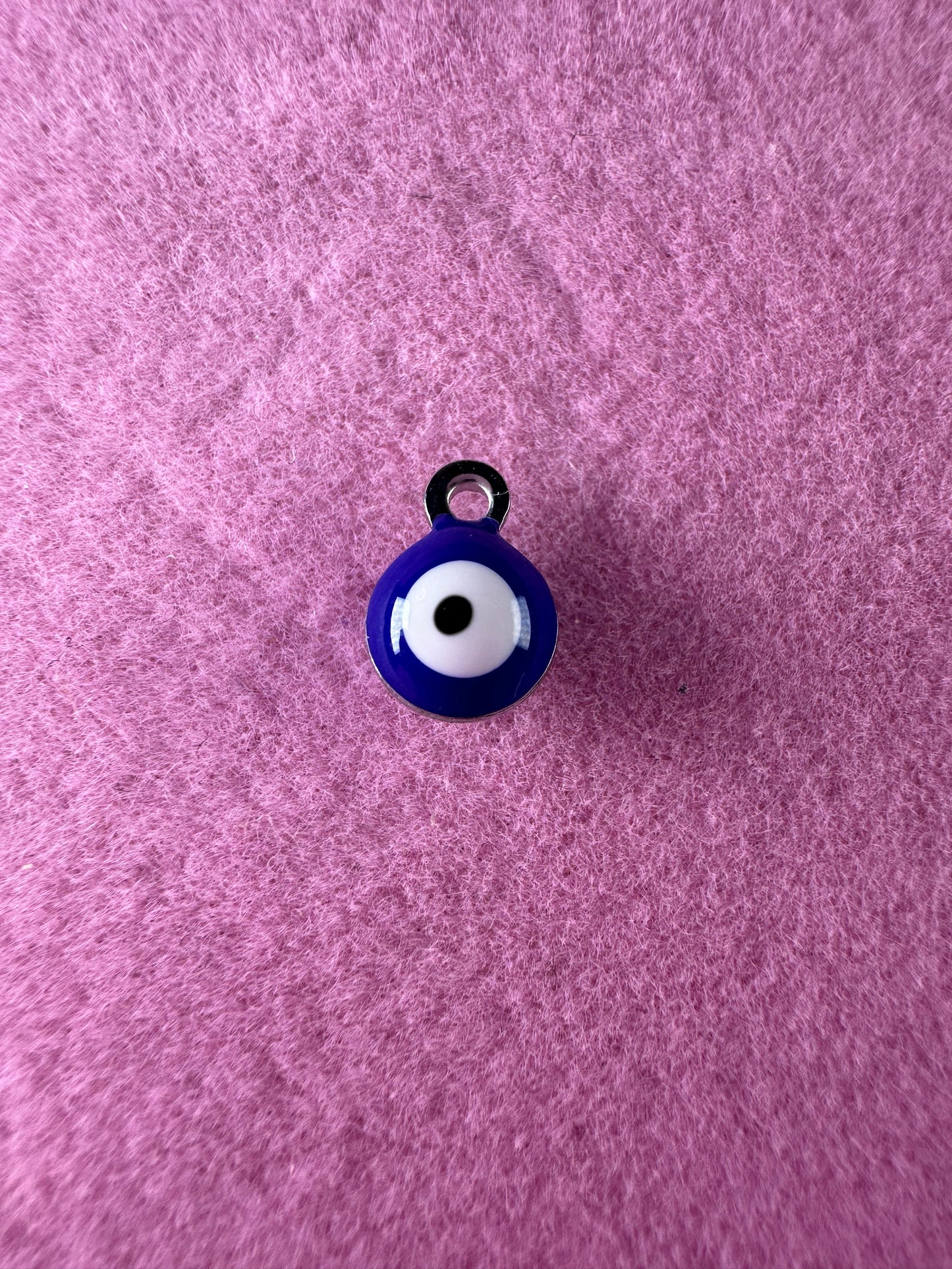 3D Mini Silver Evil Eye