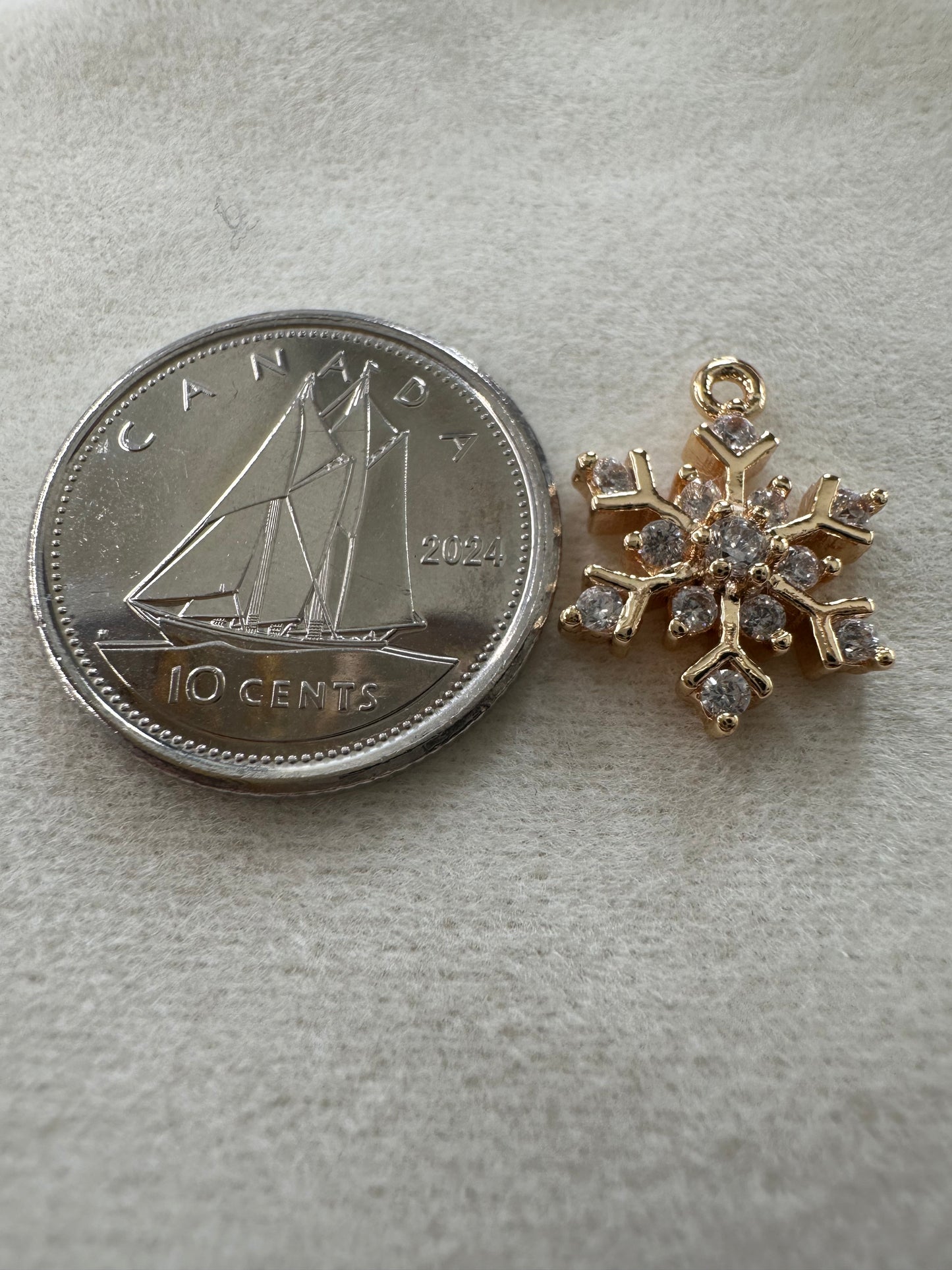 Gold Snowflake