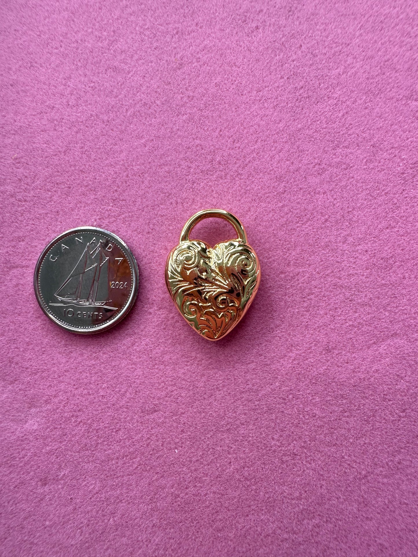 Baroque Heart Padlock