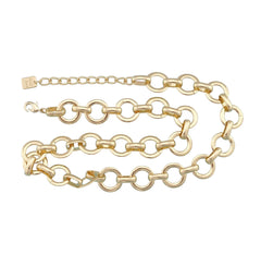 Chunky Gold Round Chain - size reference