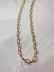 Oval Links Chain - size reference