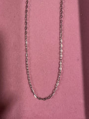 Silver Paperclip Chain - Mini